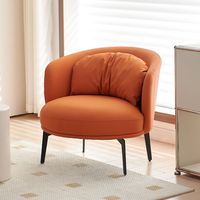 Fauteuil de style italien, chaise de balcon, chaise de réunion, chaise de bar, chaise de restaurant, chaise de réception en métal pour hôtel et salle d'exposition, canapé individuel