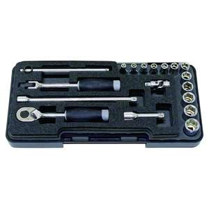 KOKEN - P2251M Jeu de douilles 1/4 ''(18 pièces) -ENSEMBLES DE CLIQUET ET DE DOUILLES EAN 4991644218783 1/4" - Product Image 1