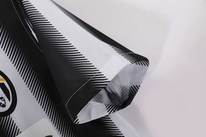 Maillot domicile <span class=keywords><strong>Del</strong></span> <span class=keywords><strong>Piero</strong></span> 12, noir et blanc, rétro, personnalisable avec nom, impression numérique, 100% polyester, manches courtes extensibles pour homme, petite série - Product Image 4