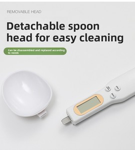 Cuillère-balance électronique pour la cuisine et la pesée des aliments pour chats, petite balance en grammes avec protection contre les surcharges et arrêt automatique - Product Image 5