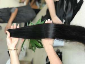 Cheveux vierges en vison lisses de bébé, la meilleure qualité, poils naturels péruviens, vente au nigéria, afrique du sud, sénégal, - Product Image 3