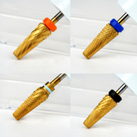 6mm 5 en 1 Pro combiné coupe foret à ongles multifonction carbure manucure fraise perceuse électrique acrylique Gel vernis Bits