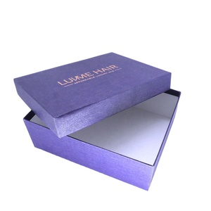 Caja de regalo para pelucas, con impresión personalizada y embalaje, serie cosmética, con película especial, nueva - Product Image 1