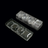 Emballage en blister en plastique PET tri-pliant personnalisé, matériaux recyclables, logo personnalisable, conception graphique, 0,25-0,8 mm