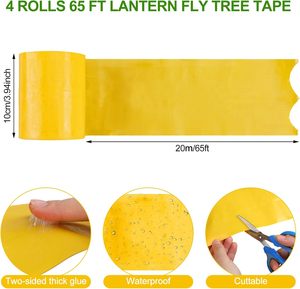 Bán buôn bò côn trùng màu vàng bay Keo Bẫy cây ăn quả kiểm soát dịch hại Băng Fly Trap Băng - Product Image 4