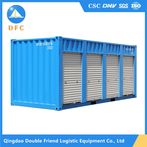 Nhà máy cung cấp trực tiếp 20 ft lưu trữ <span class=keywords><strong>container</strong></span> 20 'Roll-up cửa <span class=keywords><strong>Container</strong></span> vận chuyển bền màn trập cửa <span class=keywords><strong>container</strong></span> - Product Image 6