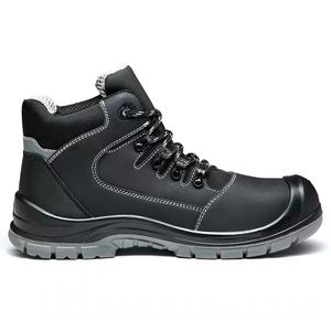 2024 nuovo arrivo scarpe antinfortunistiche in pelle di buona qualità stivali <span class=keywords><strong>HRo</strong></span> antiscivolo suola in PU alta stivale da lavoro alla caviglia S3 - Product Image 2