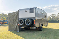 Haute qualité tout-terrain Australie Standard caravane prix usine RV camping-car remorque de voyage pour le camping