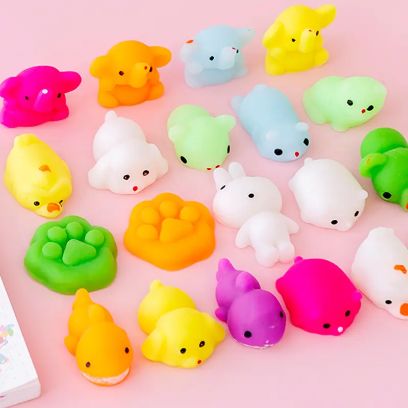Kawaii Animals Squishy Toys Fidget Pack Squeeze Rabbit Antistress Adult Stress Relief Figet Toys For Kids