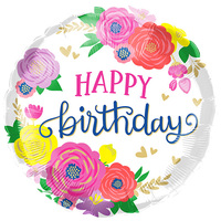 Promo Spesial Balon Foil 18 Inch Happy Birthday Motif Bintang Pelangi untuk Dekorasi Pesta Ulang Tahun