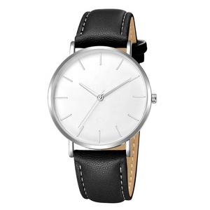 Amoureux de la mode chaude montres hommes et femmes décontracté bracelet en cuir montre-bracelet à Quartz minimaliste Couple montre cadeaux - Product Image 6