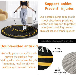 <span class=keywords><strong>Tapis</strong></span> de saut muet <span class=keywords><strong>XXL</strong></span> personnalisé imperméable à la corde à sauter <span class=keywords><strong>Tapis</strong></span> de yoga personnalisé Logo personnalisé <span class=keywords><strong>Tapis</strong></span> d'extérieur <span class=keywords><strong>Fitness</strong></span> en caoutchouc 4mm G-02 - Product Image 3