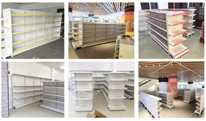 Portable Metal 5-Layer White Baskets Powder Coated <b>Stacking</b> Rack 580*450*1450mm - Product Image 6