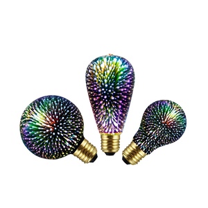 Cổ Điển Giáng Sinh Edison Bóng Đèn Trang Trí Ánh Sáng Cho Trong Nhà 3.5W A60 ST64 D95 G95 Vv110 Cây LED 3D <span class=keywords><strong>Firework</strong></span> Đèn - Product Image 1