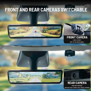 9.2inch 1080P Carplay ống kính kép xe gương Dash <span class=keywords><strong>Camera</strong></span> DVR với Wifi GPS <span class=keywords><strong>Dashcam</strong></span> Carplay Gương kép lái xe kỷ lục - Product Image 3