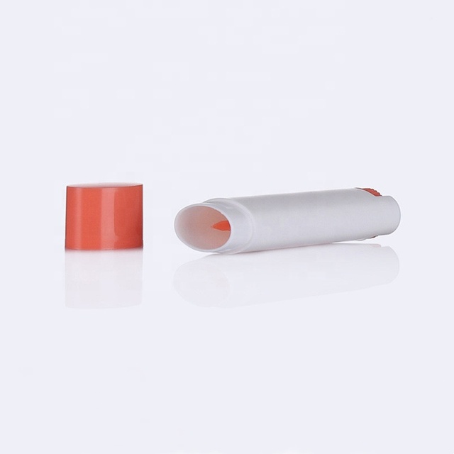 Environmental Recycling Plastic PP PCR Oval 4.5g Lip Balm Tube Lip Stick Twist up off Tube