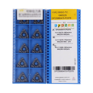 Hạ Môn Gesacs Nội Bộ Và Bên Ngoài Chủ Đề Carbide Chèn <span class=keywords><strong>16IR</strong></span> <span class=keywords><strong>Ag60</strong></span> Ag55 1.5 2.0 3.0 ISO 11W 14W -TC Gm3225 Cho Máy Tiện CNC - Product Image 1