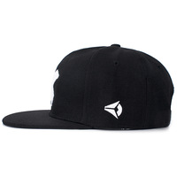 Gorra Snapback Negra con Bordado de X Rojo, Gorra de Béisbol de Ala Plana Estilo Hip Hop para Hombre, Ropa Urbana