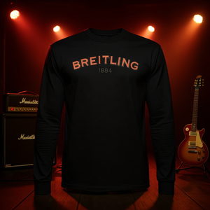 Camiseta de manga larga Breitling 1884 estilo clásico de banda de música rock - Product Image 3