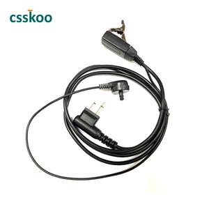 350 шт. 2-контактные гарнитуры с микрофоном PTT для радиостанций EP450, наушники-вкладыши - Product Image 2