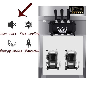 ZM-A200 sản phẩm nóng 3 hương vị dọc thương mại mềm đông lạnh sữa chua đông lạnh Máy Máy làm kem - Product Image 5