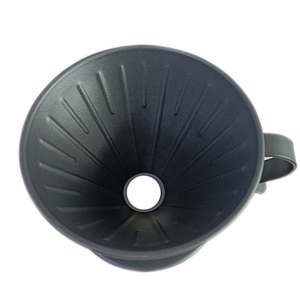 Filtro de café de aleación de aluminio ecológico estilo motor, con embudo para residuos de café y perforador manual - Product Image 3