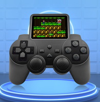 Manette de jeu 8 bits avec écran de 2,4 pouces, batterie intégrée de 1020 mAh, 520 jeux, contrôleur de jeu filaire, console de jeu vidéo portable