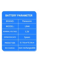 Baterai Alkaline 1.5V LR44 AG13 A76 357 LR1154 SR44 untuk Kaliper, Pedometer, Termometer