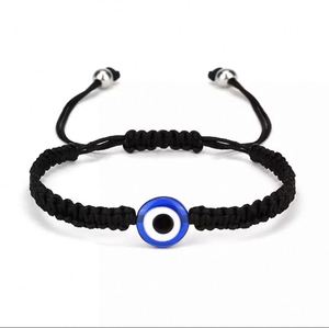 Men's Fashion Handmade Blue Eye <b>Bracelet</b> Adjustable Lucky Red String <b>Rope</b> Woven <b>Bracelet</b> - Product Image 6