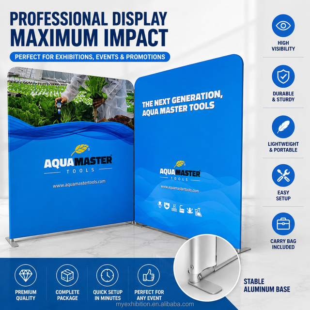 Foldable Portable Photo Booth Stand Tension Fabric Photography Backdrop for Parties Dye Sublimation Banner Tear-Resistant