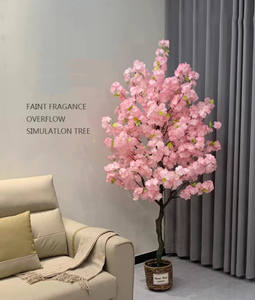 Árbol de Flores de Cerezo Artificial GreenLife de 100 cm, Plástico y Seda Resistentes a los Rayos UV, Decoración Duradera para Interiores y Exteriores - Product Image 6