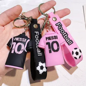 Mới liên Miami Leo Messi Keychain, Messi 3D Keychain, Argentina chân bóng đá bóng móc khóa