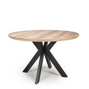 <span class=keywords><strong>Mesa</strong></span> de comedor redonda de madera MDF, <span class=keywords><strong>mesa</strong></span> de centro de salón de cocina, <span class=keywords><strong>patas</strong></span> de Metal Industrial - Product Image 4