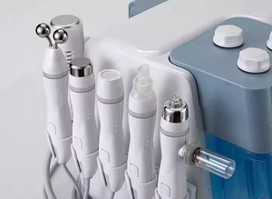 전문 6-in-1 히드라 뷰티 페이셜 스파 기계 미세 박피술 아쿠아 필 산소 제트 초음파 수화 피부 미백 - Product Image 3