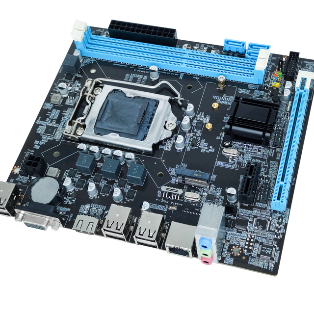 H61 Computer Motherboard LGA 1155 M-ATX H61 PC Motherboard DDR3 CPU Dual Channel Desktop H61 Chipset Motherboard for Gaming PC