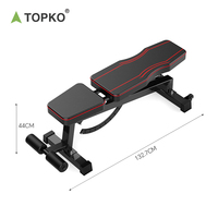 TOPKO Transformez votre chaise de fitness pliable multi-usages et banc d'haltères
