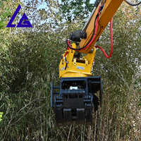 Scie à grappin pour excavatrice ZX50/SK60 - Force de préhension élevée, idéale pour le dégagement d'urgence après des tempêtes ou des catastrophes