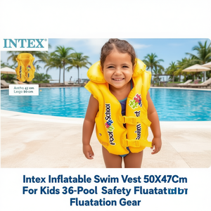 Giubbotto gonfiabile Intex 50x47 cm per bambini 3-6 anni, attrezzatura di sicurezza per piscina - Product Image 3