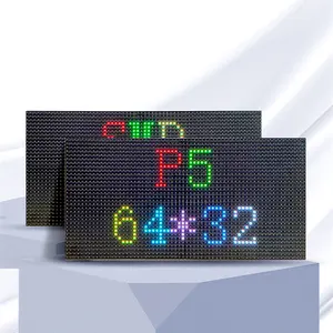 P5 module d'écran d'affichage LED d'intérieur rvb couleur 320x160mm interface HUB75 HD panneau matriciel LED fabricant