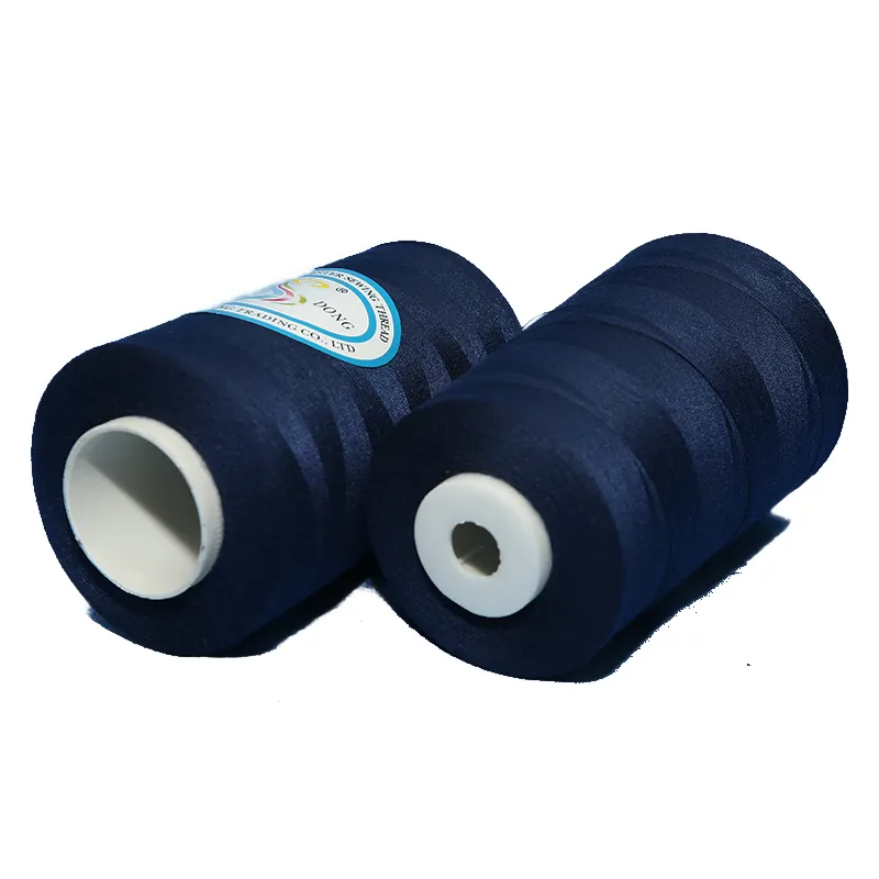 Navy Factory Wholesale 100 Spun Polyester Sewing Thread 100% polyester Sewing DMC Threads