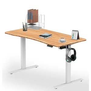 Single Motor Electric Standing Desk Sit Stand Office Table Height Adjustable Computer Ergonomic Desk Frame