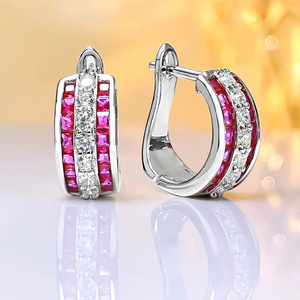 Boucles d'oreilles simples pour femmes, accessoires d'oreille classiques pour un usage quotidien - Product Image 1