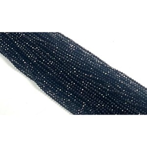 Incredible Amazing 4mm <strong>Black</strong> Agate Faceted Round Gemstone Loose <strong>Beads</strong> for High School Party - Product Image 2