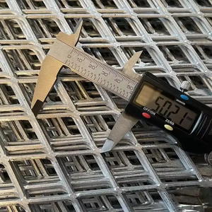 Grillage métallique expansé galvanisé à motif losange, maille architecturale en aluminium expansé en stock - Product Image 3