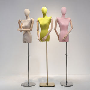 <span class=keywords><strong>Mannequin</strong></span> de haute <span class=keywords><strong>couture</strong></span> pour femme adulte, buste en <span class=keywords><strong>plastique</strong></span> à épaules hautes, pose debout, prix direct usine, avec tête - Product Image 5