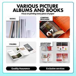 Özel katlanmış broşür tasarımı katlanmış kataloglar, kılavuzlar, broşürler, menüler ve konferans kitapçıkları - Product Image 2