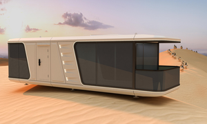 Super Apple Cabin Casa Container a Due Piani in Lana di Roccia Traspirante e <span class=keywords><strong>EPS</strong></span>, Certificata CE, con Camera da Letto, Soggiorno, Bagno, Officina e Centro Commerciale - Product Image 6