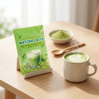 Emballage de sachets personnalisés à marque privée, crème non laitière en poudre jaune pour thé au lait instantané