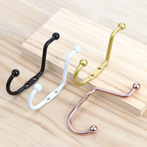 Retro Style Iron Wall Mount <b>Coat</b> <b>Hook</b> For Bedroom Living Room Wardrobe Anti Corrosion <b>Single</b> <b>Hook</b> Vintage Design - Product Image 1