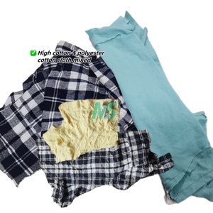 High Cotton High Absorbency Colored Knit Rags Painter's Rags Recycled from factory Industrial Rags - Product Image 2